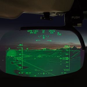 Head-Up Display with Combined Vision